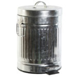 CESTIno pattumiera INDUSTRIAL RETR, pattumiera 5L, pattumiera metallo grigio, pattumiera chiusura lenta, pattumiera soft close, pattumiera a pedale, cestino bagno 5 litri, pattumiera compatta, pattumiera moderna, pattumiera design, pattumiera grigia, pattumiera piccola, pattumiera per bagno, pattumiera cucina piccola, cestino con pedale, pattumiera silenziosa, cestino metallo soft close, accessori bagno moderni