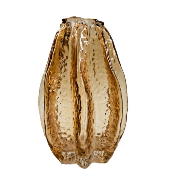 vaso vetro ambra