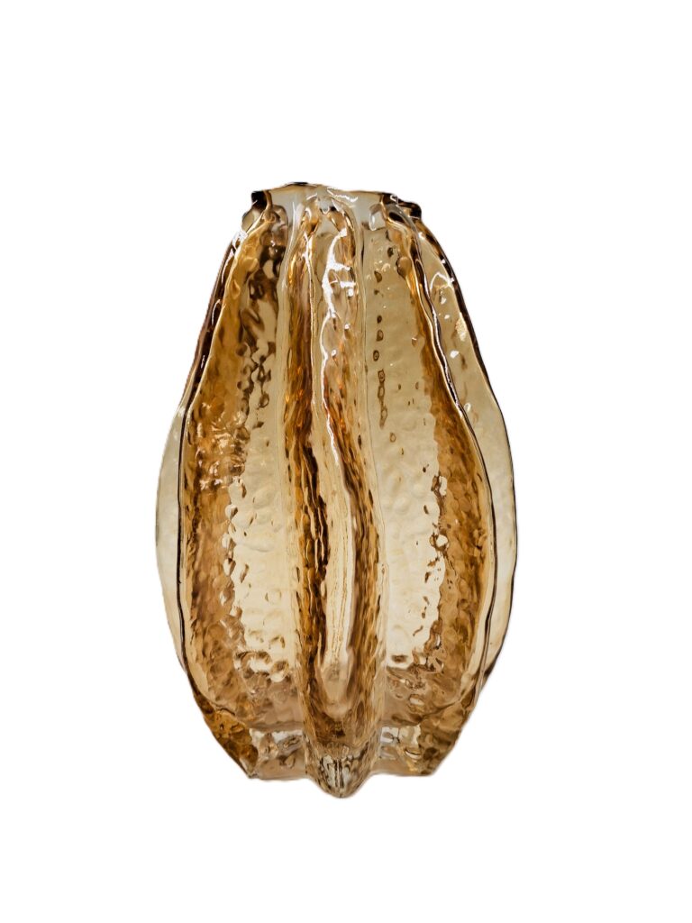 vaso vetro ambra