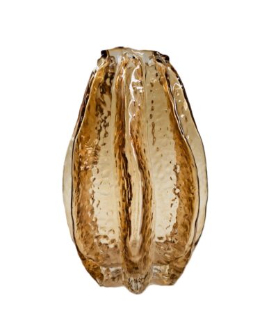 vaso vetro ambra