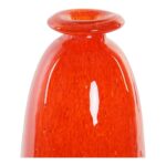 vaso cristallo rosso e enero sfumature