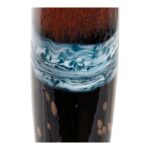 vaso cristallo rosso e nero sfumature