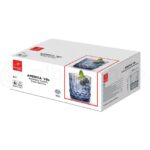 Bicchiere America 20s Bormioli rocco DOF Whisky 38 cl Sapphire Blue Set 6 Pezzi dispensa mediterranea