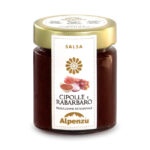 salsa cipolle e rabarbaro alpenzu