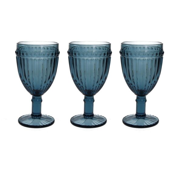 set 3 calici blu cc310 dorico tognana