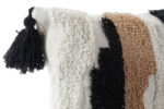 cuscini beige con decoro astratto cotone e polistere