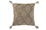cuscino juta e cotone colore naturale