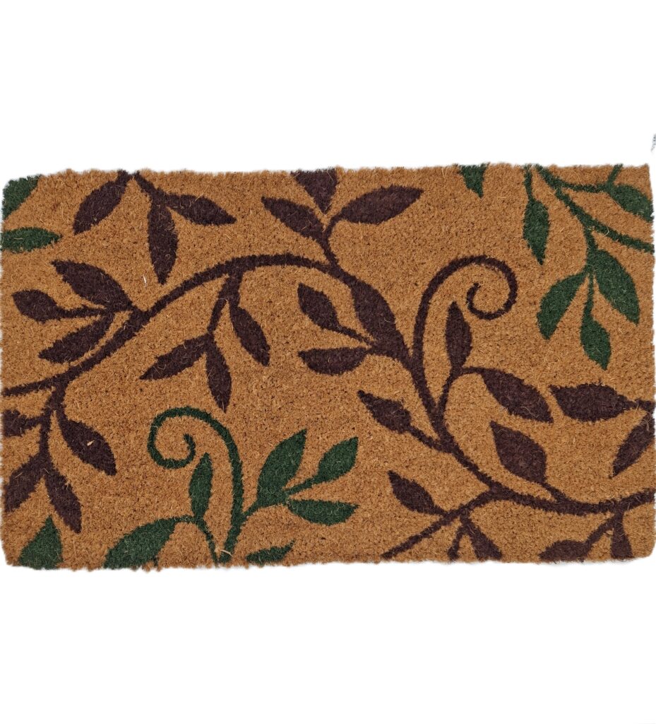 ZERBINO COCCO DECORATO fiori ELEGANTE