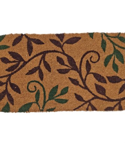 ZERBINO COCCO DECORATO fiori ELEGANTE