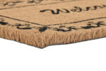 Zerbino cocco con scritta Welcome, Zerbino decorativo ingresso casa, Zerbino antiscivolo cocco e gomma, Zerbino elegante per esterno coperto