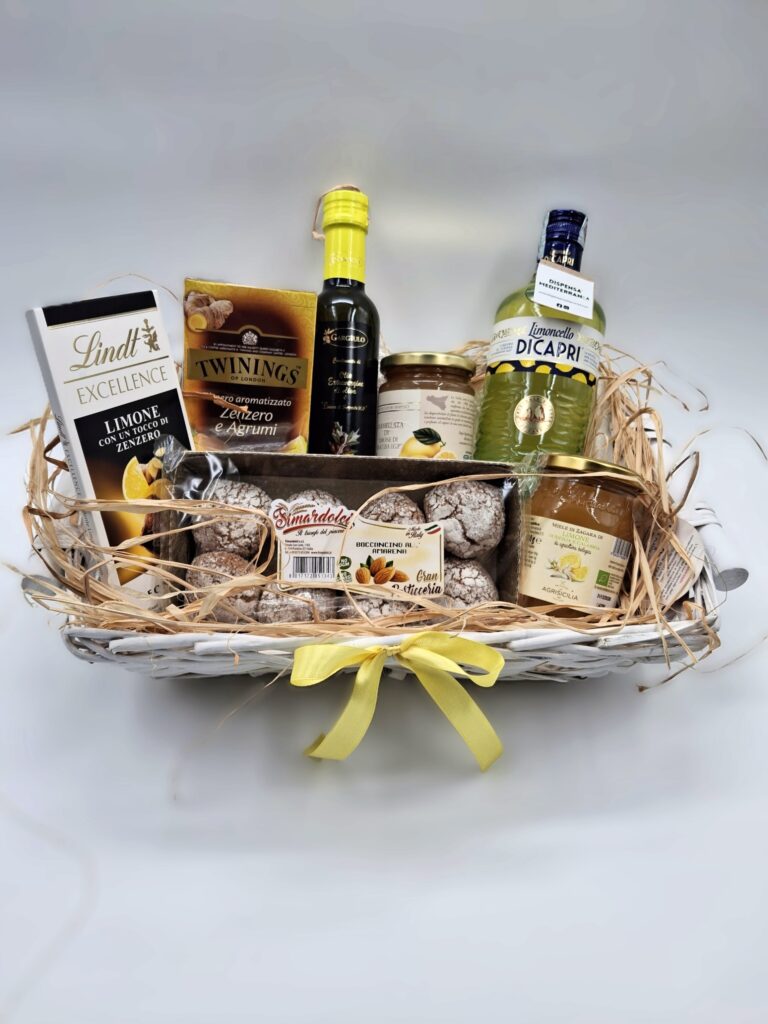 cesto regalo specialità alimentari prodotti tipici