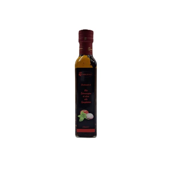 Spaghettata: condimento con olio extravergine di oliva aromatizzato con pomodoro, cipolla, origano, basilico e peperoncino