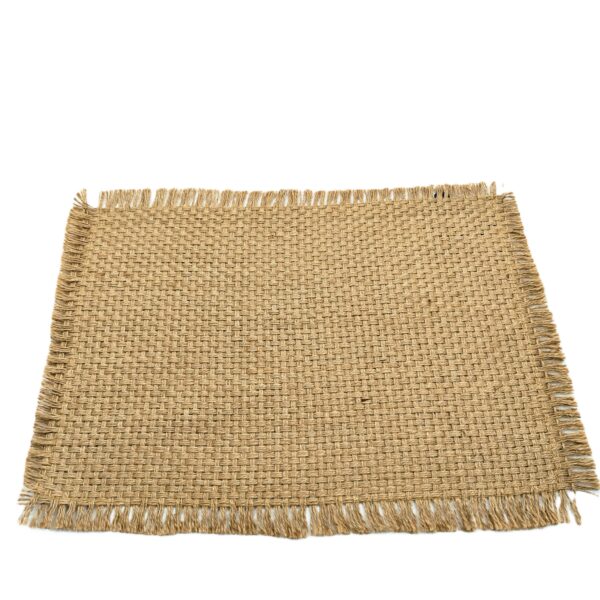 tovaglietta in juta, tovagliette rustiche, tovagliette ecologiche, arredamento tavola naturale, accessori tavola shabby chic.