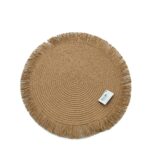tovaglietta sottopiatto in fibra, tovaglietta ecologica, tovaglietta elegante, tovaglietta ristorante, tovaglietta resistente, tovaglietta facile da pulire,6 Tovagliette sottopiatto tonde