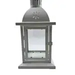 LANTERNA METALLO H34, LANTRNA BIANCA, LANTERNA METALLO, LANTERNA SHABBY