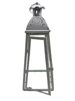 LANTERNA METALLO H44, LANTRNA BIANCA, LANTERNA METALLO, LANTERNA SHABBY