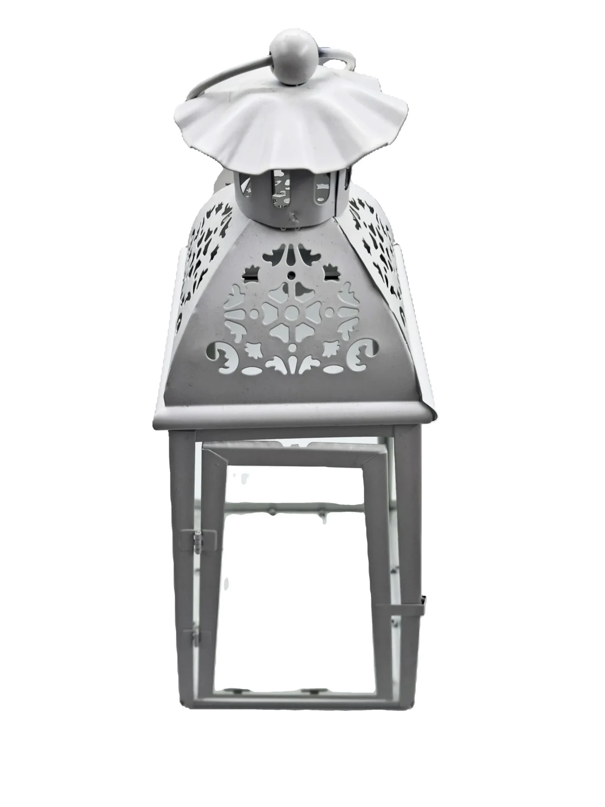 LANTERNA METALLO H44, LANTRNA BIANCA, LANTERNA METALLO, LANTERNA SHABBY