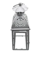 LANTERNA METALLO H44, LANTRNA BIANCA, LANTERNA METALLO, LANTERNA SHABBY