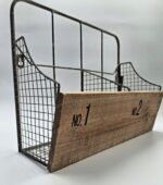 Mensola da Parete Industrial Legno e Metallo - immagine 2