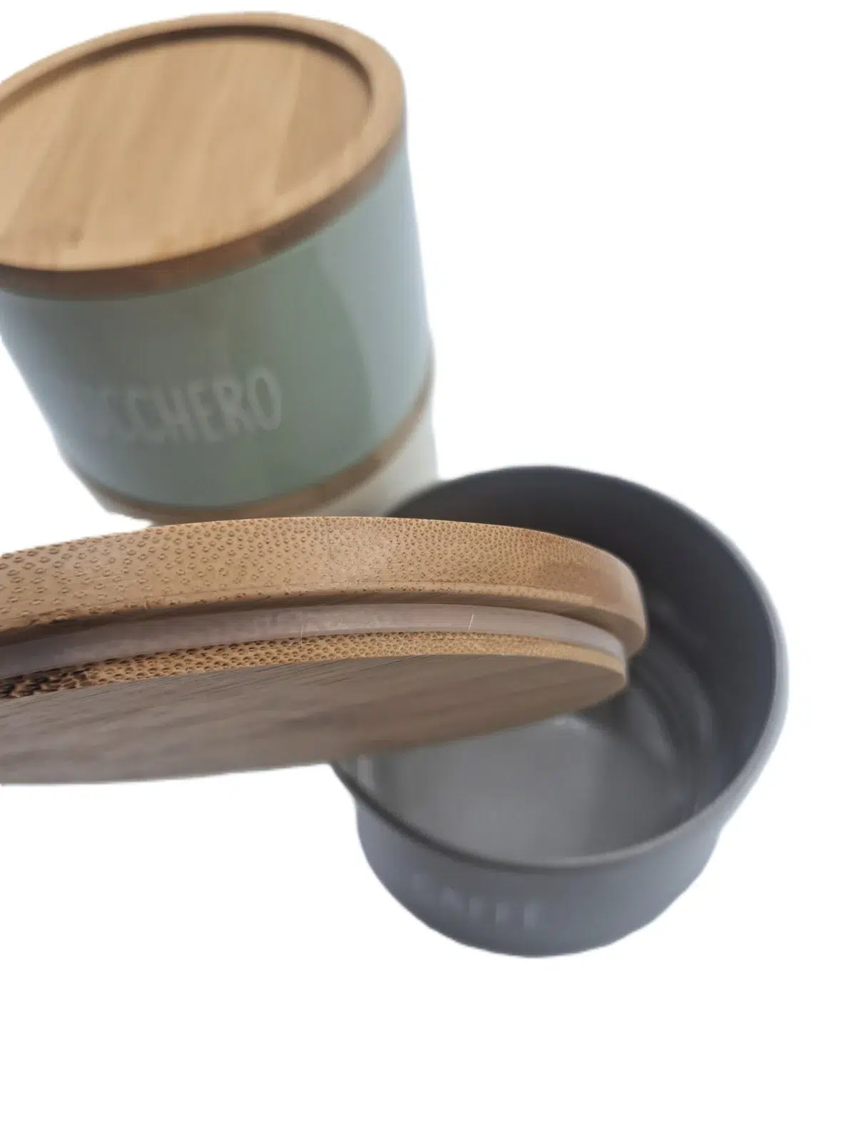 barattoli-da-cucina-latta-coperchio-bamboo1 barattoli cucina latta bamboo sale zucchero caffe