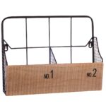 mensola da parete industrial legno e metallo