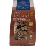 pane tostato integrale, pane secco integrale , bruschette integrali, pane di gragnano, tozzetti di pane tostato