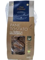 pane tostato multicereali, pane secco multicereali, bruschette multicereali, pane di gragnano, tozzetti di pane tostato