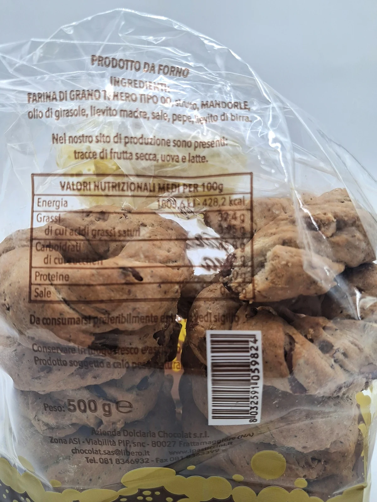 tarallo-napoletano-extra-con-mandorle-sugna-e-pepe-ingr tarallo napoletano-extra con mandorle sugna e pepe, taralli rustici, taralli salati, prodotti tipici campani, taralli napoletani, taralli sugna e pepe