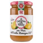 Confettura con Pera dell' Emilia Romagna IGP Le Conserve della Nonna, confettura, pera, confettura di pera, marmellata artigianale, prodotto tipico, dolce naturale, senza conservanti, colazione sana, frutta di stagione, fatto a mano, ricetta tradizionale, confettura italiana, sapori del Sud, conserve artigianali, dessert genuino
