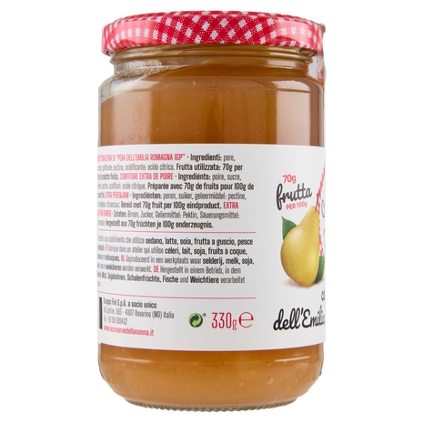 Confettura con Pera dell' Emilia Romagna IGP Le Conserve della Nonna 2 Confettura con Pera dell' Emilia Romagna IGP Le Conserve della Nonna, confettura, pera, confettura di pera, marmellata artigianale, prodotto tipico, dolce naturale, senza conservanti, colazione sana, frutta di stagione, fatto a mano, ricetta tradizionale, confettura italiana, sapori del Sud, conserve artigianali, dessert genuino