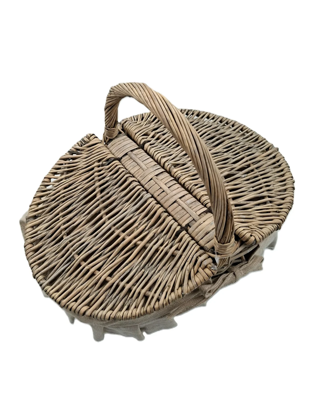 Cestino-Pic-Nic-in-Vimini-Colore-Beige-Foderato-Doppio-Coperchio-con-Manico-32x23-H29-cm-2 Cestino Pic Nic in Vimini Colore Beige Foderato Doppio Coperchio con Manico 32x23 H29 cm dispensa mediterranea oggettistica complementi d'arredo articoli da regalo home decor