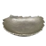 centrotavola argentato punzonato metallo Ø 35 h 8,5